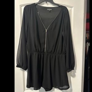 Black Express Romper